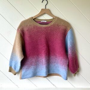 Zara ombré colored sweater
